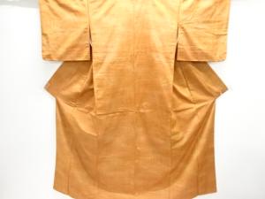 雨縞模様織り出し手織り紬着物